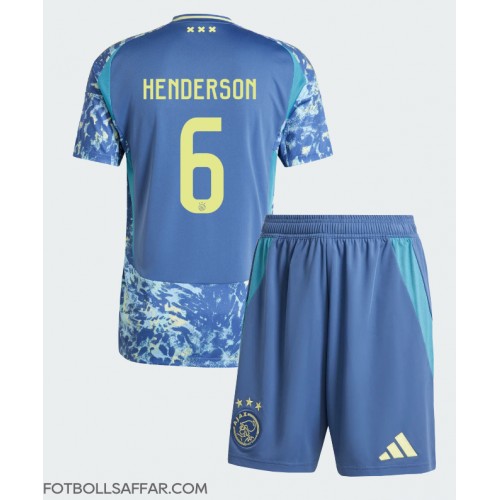 Ajax Jordan Henderson #6 Bortadräkt Barn 2024-25 Kortärmad (+ Korta byxor)